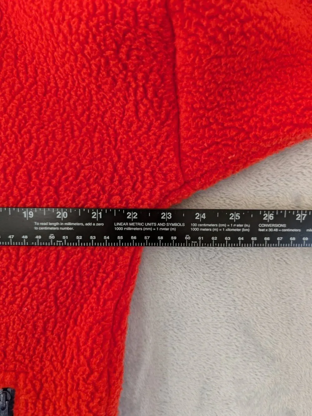J Crew Red Polartec‎ Sherpa Half Zip Pullover Jacket M Relaxed Fit Winter Cozy